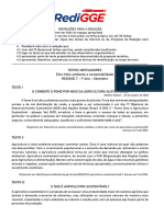 REDIGGE 7 - 1º Ano - Setembro - A Agricultura Sustentável Como Alternativa para Combater A Fome No Brasil