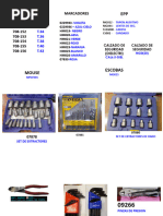 Catalogo de Herramientas para Tool Room