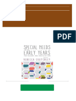 Full Special Needs in The Early Years Partnership and Participation 1st Edition Rebecca Crutchley Ebook All Chapters