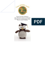 Amigurumi Graduation Owl