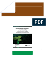 Environmental Technology and Sustainability: Physical, Chemical and Biological Technologies For Environmental Protection Tamara Tatrishvili