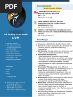 DR TariqUllah Shah CV