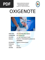 Informe de Oxigenoterapia