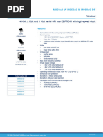 4 Kbit, 2 Kbit and 1 Kbit Serial SPI Bus EEPROM With High-Speed Clock