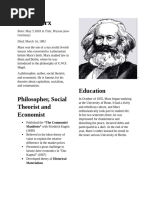 Philosophy-12 KARL MARX