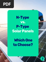 N Type vs. P Type Solar Module Details