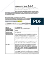 SPA WM999-15 Recorded Assessment Brief - Assignment 2 - Final