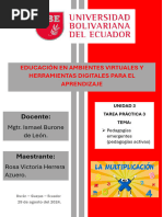 Tarea Práctica 3 Pedagogías Activas