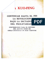 Continuar Hasta El Fin La Revolución Bajo La Dictadura Del Proletariado - Jua Kuo-Feng