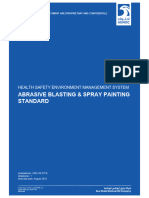 HSE-OS-ST18 Abrasive Blasting Spray Painting