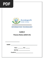 Class 10 IT 402 As Per Latest Syllabus 2024-25