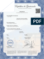 Apostilla Certificación de Cursos