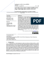 Simulation Model of Unity Power Factor Uninterruptible Power Supply Topology Using Single-Phase Matrix Converter