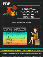 Conceptual Framework For Financial Reporting