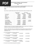 Prelim Exam Business Combination