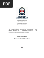 TESIS - DIRECCIÓN DR. ADOLFO VÁSQUEZ ROCCA - ESCUELA DE PERIODISMO UNAB "SLOTERDIJK: EL POSTHUMANISMO, SUS FUENTES FILOSÓFICAS Y SUS MEDIOS ANTROPOTÉCNICOS - Lic Federico Pooley