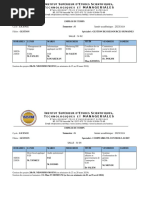 Emploi de Temps S6 Licence 2024