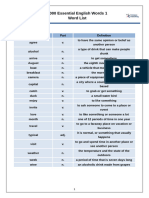 4000EEW1 - Word List - ENG