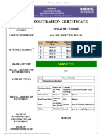 Print - Udyam Registration Certificate