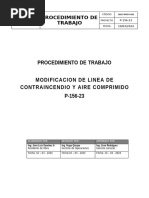 P-159-23 Procedimiento de Modificacion de Sistema Contraincendio