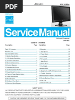 Manual Servico Monitor LCD Aoc 1619sw