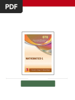 PDF Mathematics-1, GTU-2018 Ravish R Singh Download