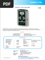 HMS Combo Stim Pocket IFT TENS EMS Combo Catalog