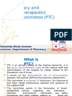 Pharmacy and Therapeutics Committee