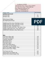 Saadhana Price List 08.06.2024