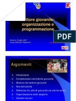 Andreamenozzi Programmazione Settore Giovanile 9luglio07 CNA AllNazionalebormio