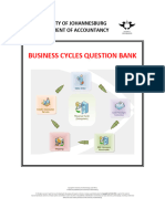 Question Bank - Cycles - Gathering Audit Evidence