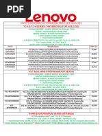 LENOVO Laptop Price List - March 24