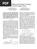 Novel Modeling and Damping Technique For Hybrid Stepper Motor