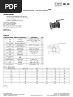 1089 Cast Steel Three Piece Design Ball Valve, Class-150 (Flanged)