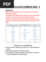 Carbon & Its Compounds - 1