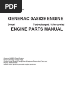 Generac 0A8829 Generator Engine Parts Manual 2