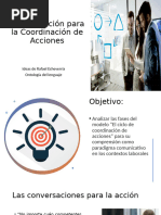 Comunicación para La Coordinación de Acciones