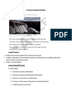 Pressure in Liquids and Gases