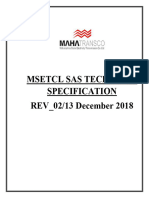 MSETCL SAS SPECIFICATION-R2-13 Dec 2018 (Latest) 1 1