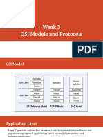 Week 3 OSI Models and Protocols - PPT