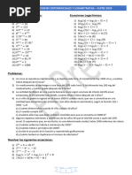 TP N°11 Ecucaciones Exponenciales y Logaritmicas