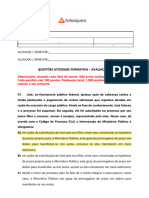 Atividade Formativa PROVA 1 Dir Proces Civil