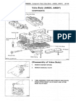 Disassembly of Valve Body