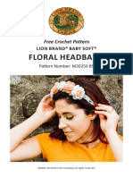 Crochet Floral Headband