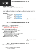 Lecture Notes 02 (CSI2372 - Advanced Programming Concepts With C++)