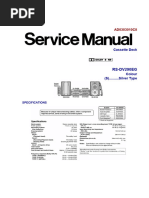 Technics RSDV 290 EG Service Manual