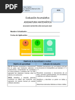 Evaluación Acumulativa 4 BASICO