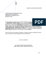 Carta de Aceptacion