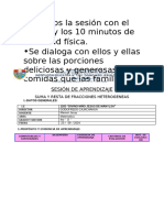 Sesion Suma y Resta de Fracciones Heterogeneas