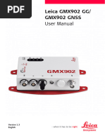 Leica GMX902GNSS User Manual Enggg